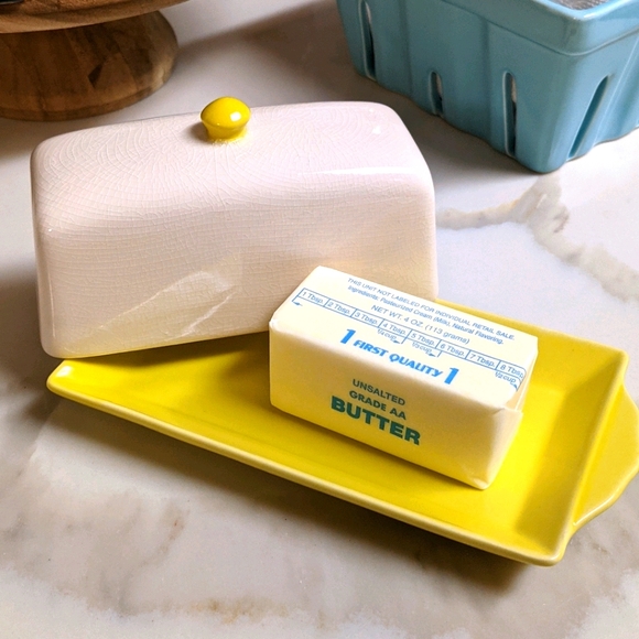 Anthropologie Kitchen Anthropologie Ceramic Butter Dish Lid Poshmark